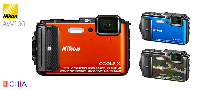Nikon AW130 กล้องนิคอน กันน้ำ